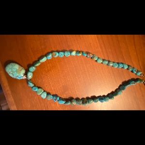 Genuine turquoise necklace